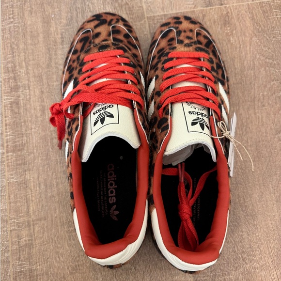 Adidas Samba OG Red Leopard JI2734 Women's Sneakers Cheetah Pack - Picture 5 of 7